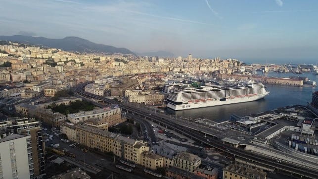 msc grandiosa cruise ship genoa