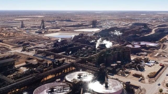 BHP's Olympic Dam uranium mine (BHP file image) 