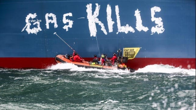 Greenpeace protestors