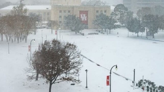 Texas snow