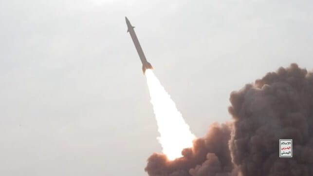 Houthi missile launch