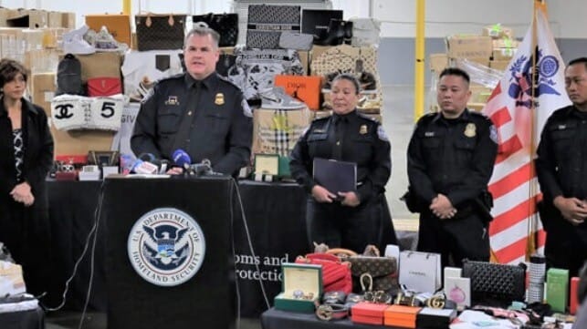 record counterfeit goods seized