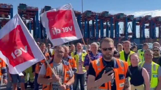 German port strike