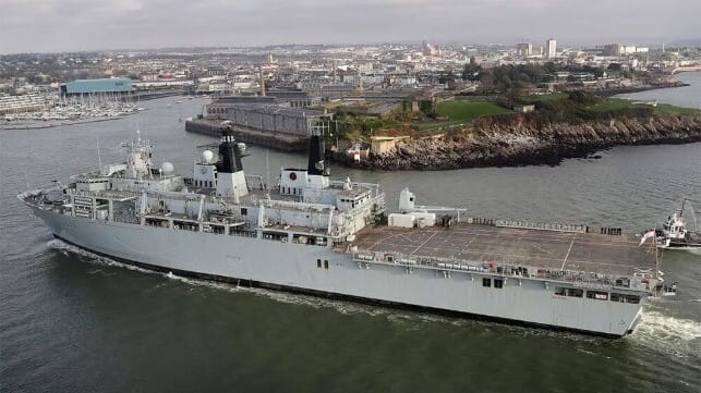 Royal Navy amphibious vessels 
