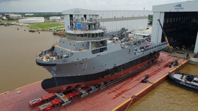 Navy tug launch