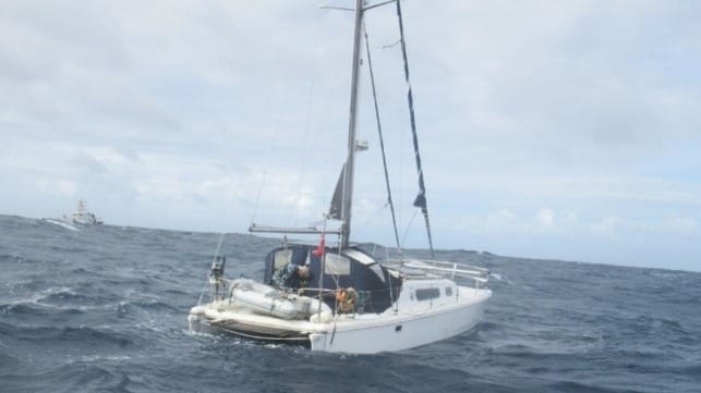 Coast Guard aided by container ship and tanker in rescue