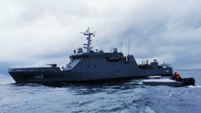 Colombian patrol boat