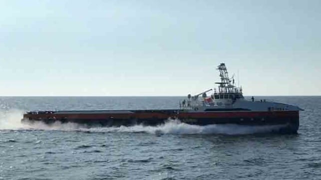 U.S. Navy unmanned surface vessel long-range autonomous test
