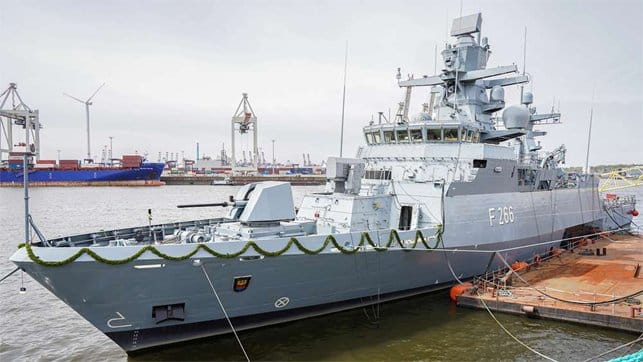 German frigate