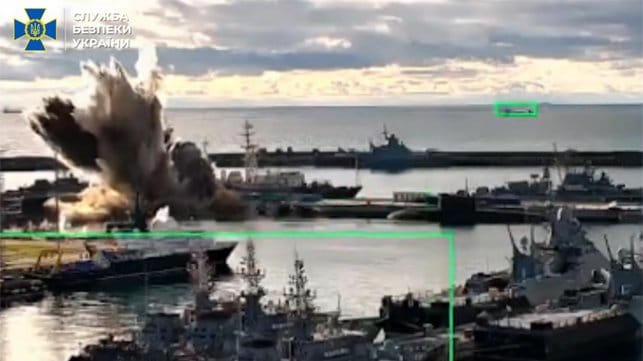 The unprecedented drone-submarine strike on a Russian attack submarine at Novorossiysk (SBU)
