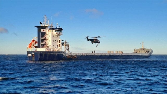 Finland seizes cargo ship