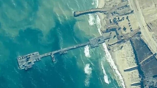 Gaza aid pier