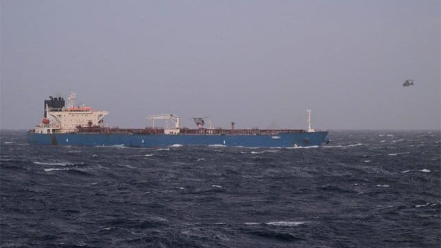 tanker boarded 