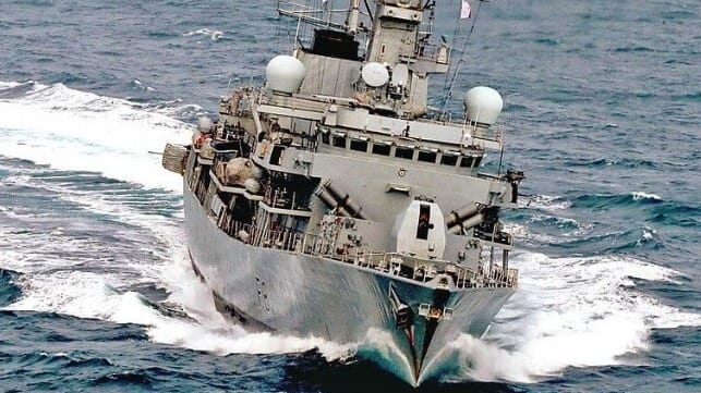 HMS Sutherland before her four-year refit, 2017 (Royal Navy)