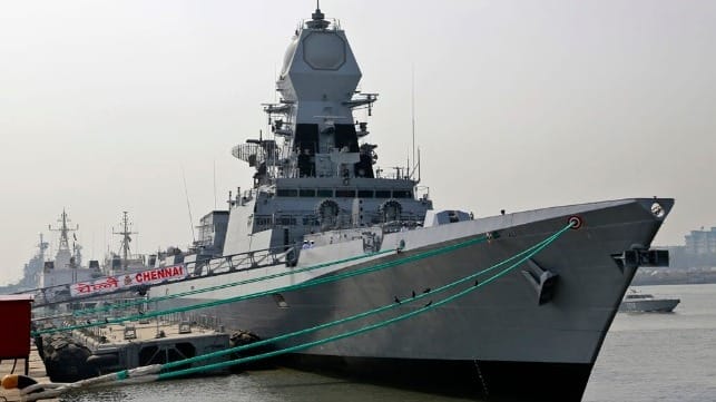 INS Chennai, 2016 (AP file image)