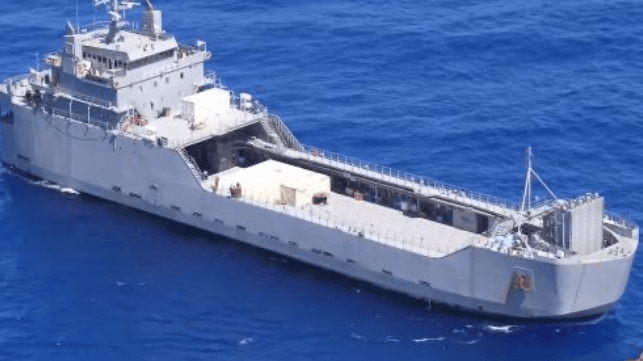 This variant of the U.S. Army's Besson-class will be the base design for the lead ship in the Landing Ship Medium program (IDF file image)