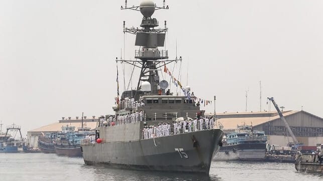 Moudge-class frigate IRIS Dena (file image courtesy Fars Media / CC BY 4.0)