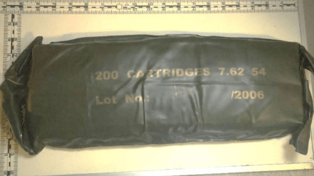 DOJ ammunition pack from Iran