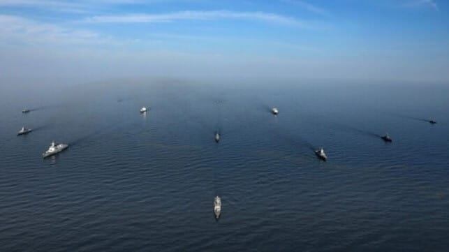 Iranian naval exercise