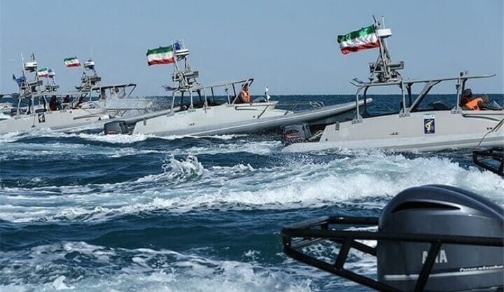 Iranian speedboats