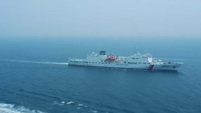 south korean coast guard patrol