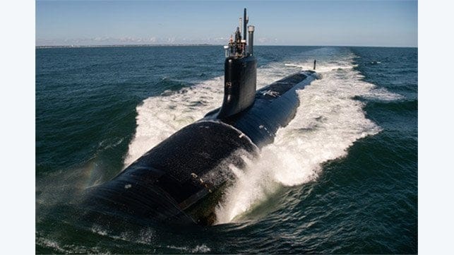 US nuclear-powered attack submarine