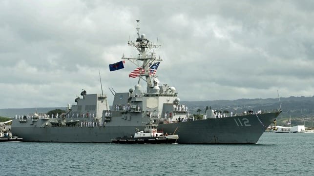 Navy destroyer crew has COVID-19