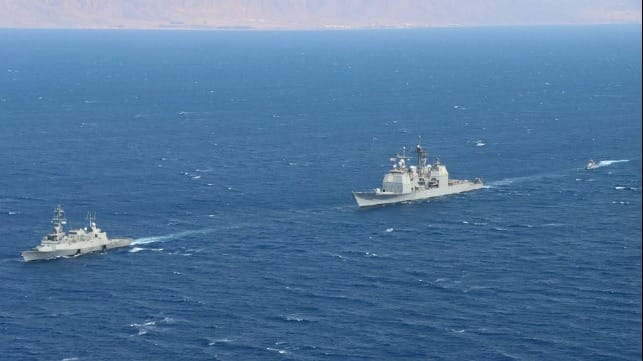 US and Israel joint naval exercise in the Red Sea 