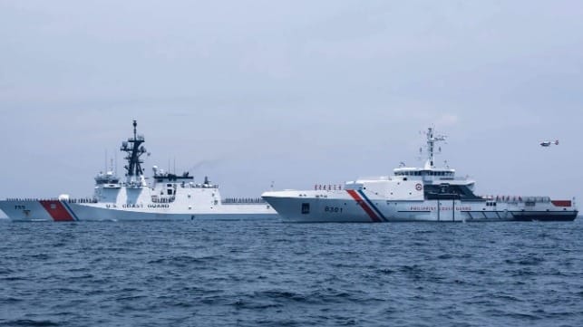 US Cost Guard joint maneuvers in the Philippines 