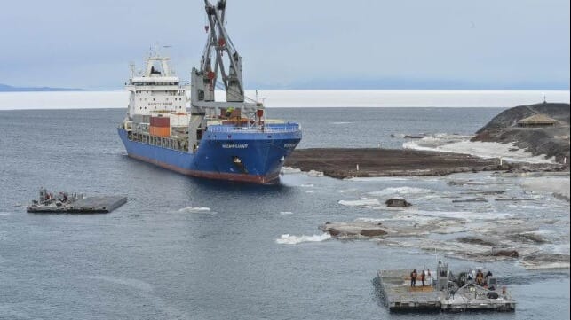 Antarctic resupply mission