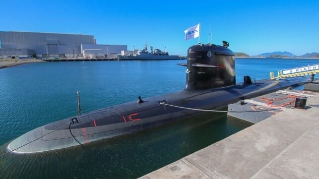Brazil locally built submarine 