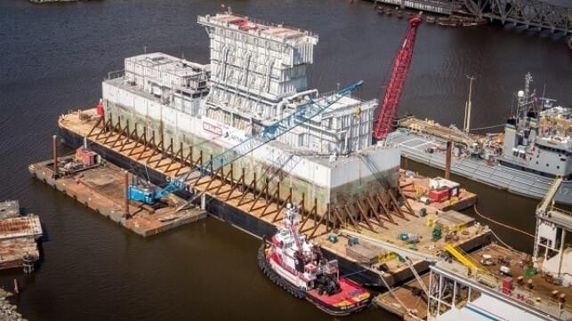nuclear barge