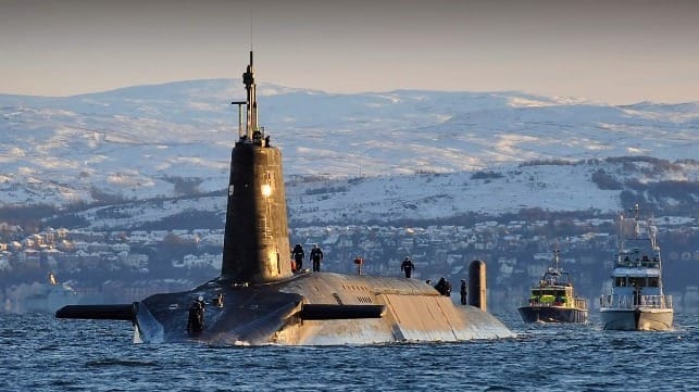 HMS Vanguard at Faslane (Royal Navy)
