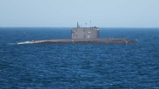 A Kilo-class sub under way (file image courtesy Royal Navy)