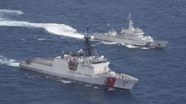 Western Pacific USCG cutter deployment with Japan Coast Guard