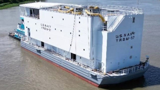 USN accommodation barge