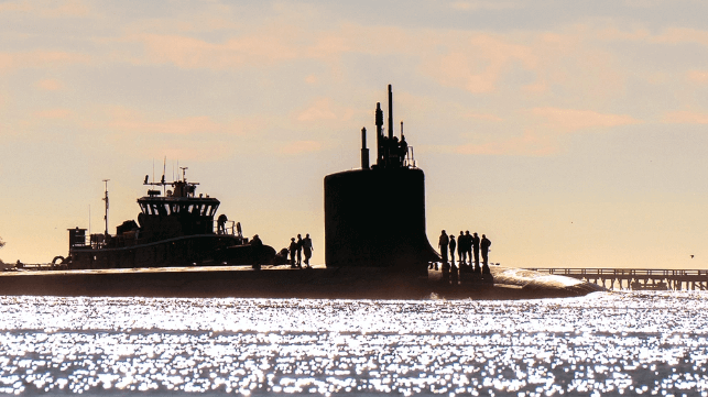 USS Washington returns to Portsmouth, Sept. 2024 (USN)