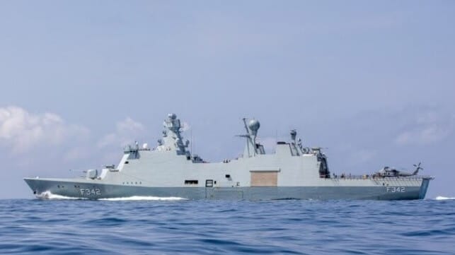 Danish frigate