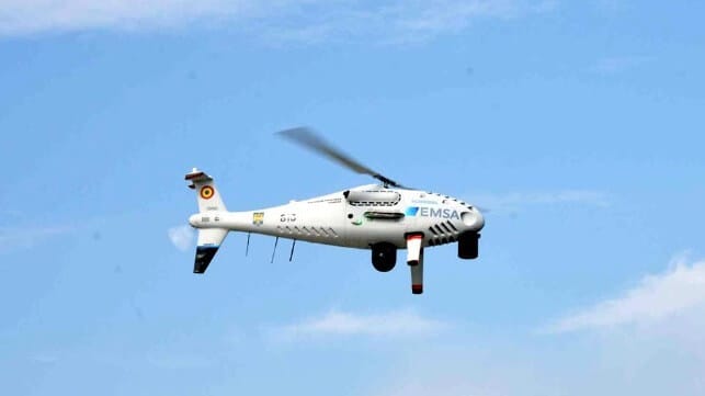drones monitor for sulfur emissions in the Baltic