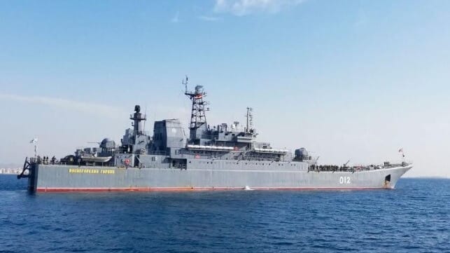 A Ropucha-class landing ship (Russian Ministry of Defense file image)
