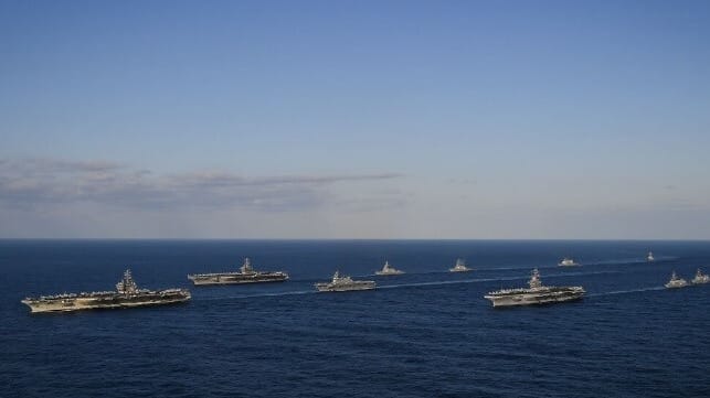 three-carrier exercise