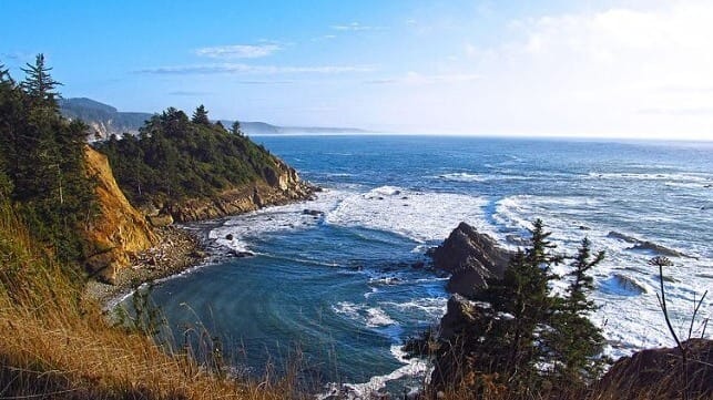 offshore wind sites Oregon and Atlantic coast
