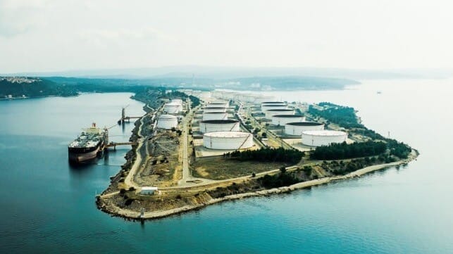 oil terminal with ranker