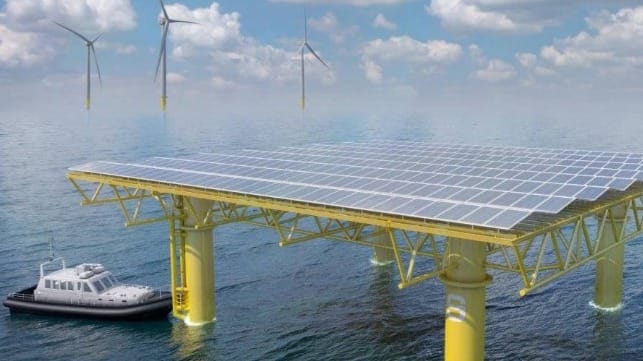 floating solar platform