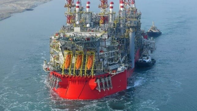 Energean Power FPSO in the Suez Canal