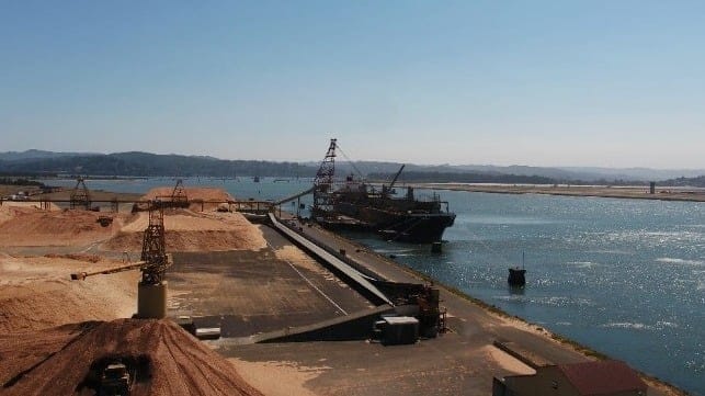 Port of Coos Bay wood chip terminal