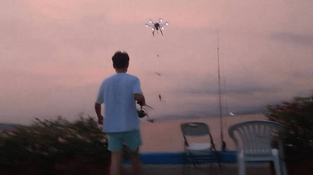 The Chinese suspects allegedly used "fish bait" drones to take photos of U.S. Navy ship movements (NBI)