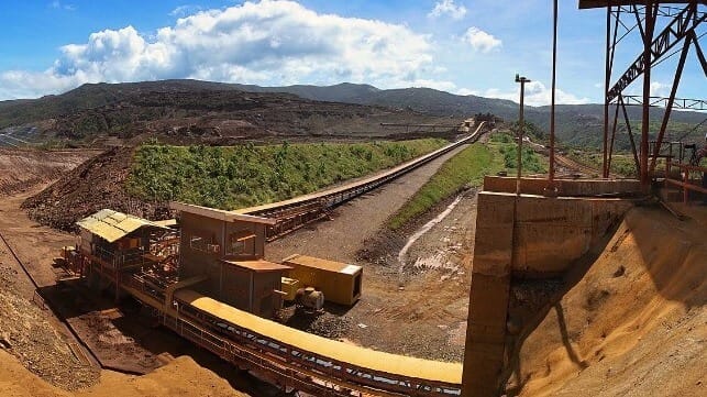Nickel mine in the Philippines