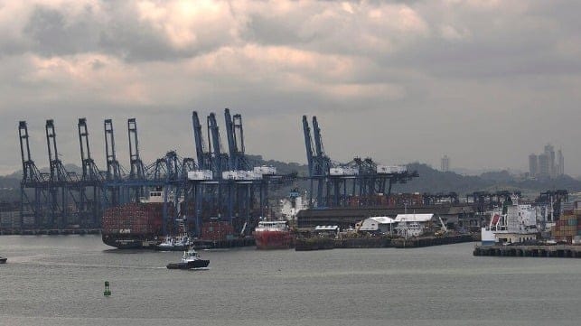 CK Hutchison's container terminal in Balboa, Panama