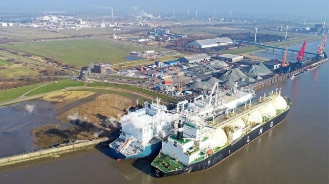 Brunsbüttel LNG FSRU port